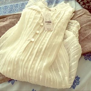 OPEN TO TRADES.  Dress beige pants with beautiful